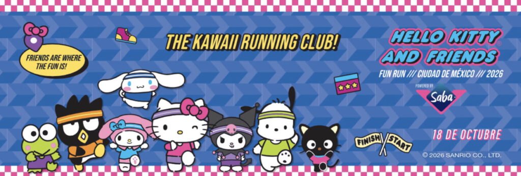 ¡Hello Kitty and Friends Fun Run regresa a Reforma: ¡solo faltas tú!