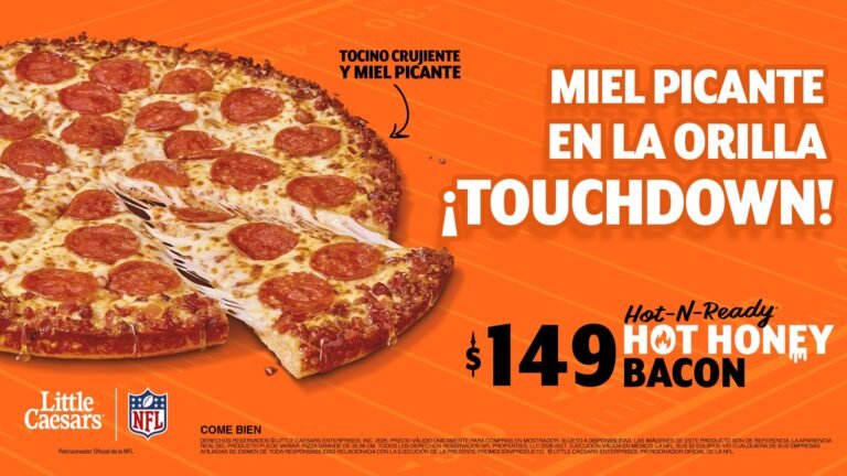 Little Caesars Sube La Temperatura Esta Temporada De La NFL con Hot Honey Bacon