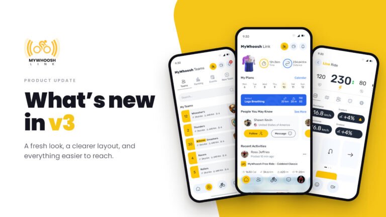 MyWhoosh 6.2.0: Selector inteligente de entrenamientos, videos destacados y una renovada Link App