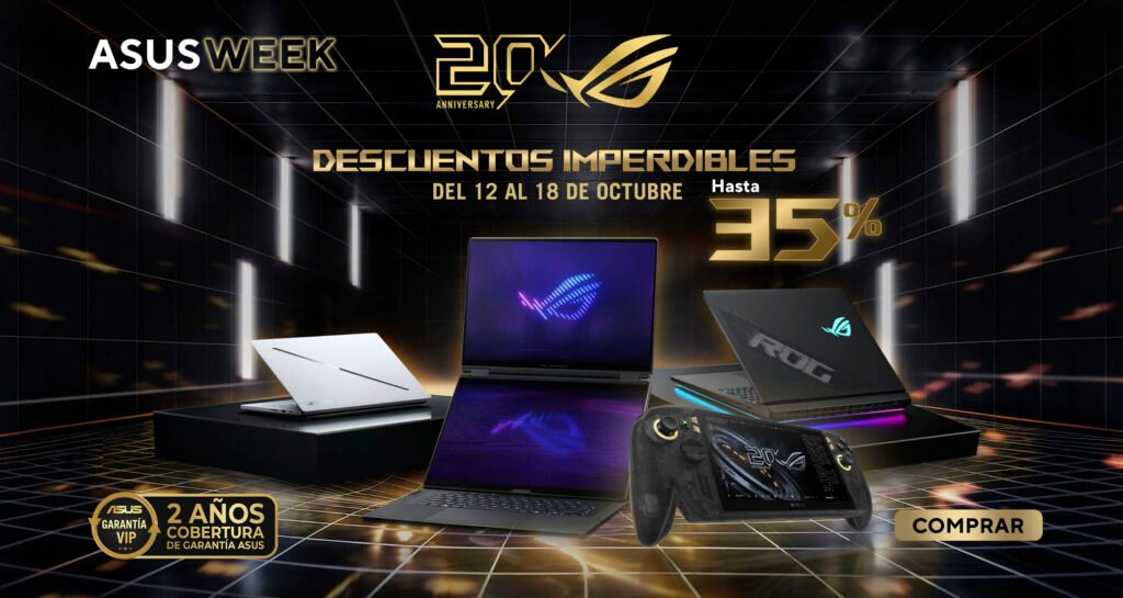 ASUS Week 2026: tecnología de vanguardia y grandes descuentos del 12 al 18 de octubre
