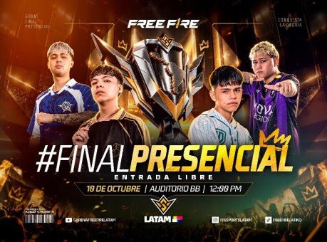 LYON buscará conquistar la gloria en la gran final presencial de Free Fire en Ciudad de México